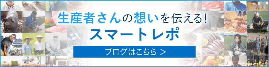 生産者さんの想いを伝える！スマートレポ